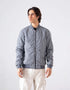 STRIPED TEXTURED BOMBER JACKET
